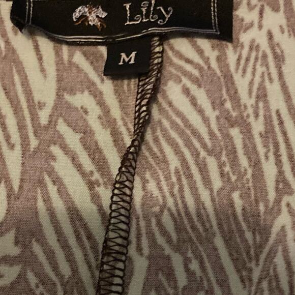 Leaf print twist bust top with three quarter sleeves, fairy boho chic hippie - Picture 4 of 4